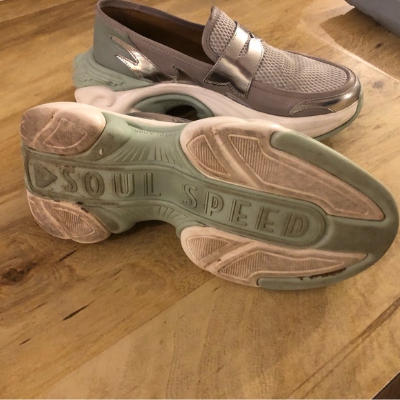 Soul Speed Maverick Silver and White Loafers - W8/M6 generous - Picture 12 of 16